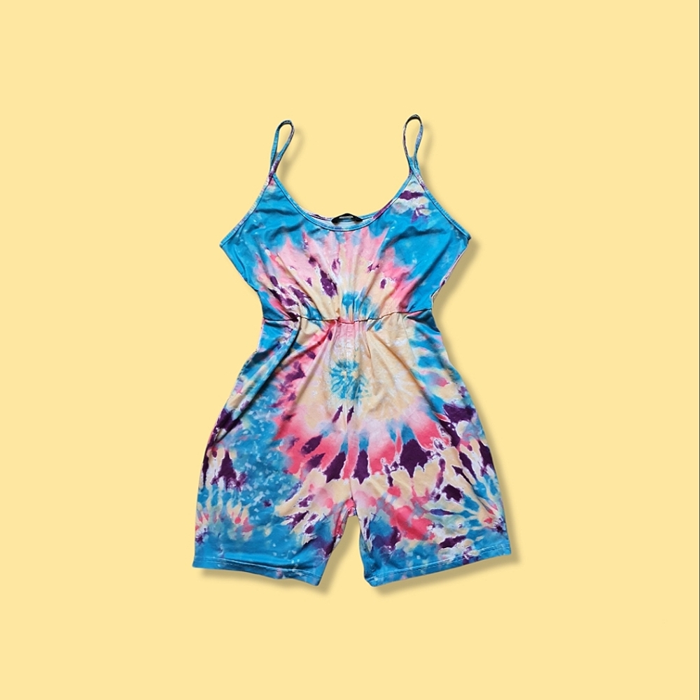 Tie Dye Romper | Size XL
